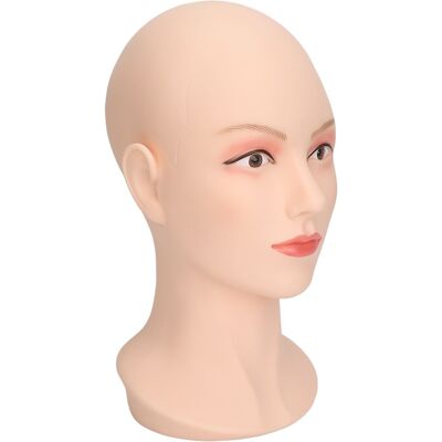 .Bald Manikin Head Wig Mannequin Head Female Face Washable Pvc Mannequin Head .Bald Manikin Head Wig Mannequin Head Female Face Washable Pvc Mannequin Head