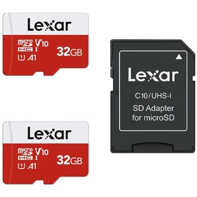 Lexar - 32GB Micro SD Card 2 Pack - UHS-I - Memory Card Lexar - 32GB Micro SD Card 2 Pack - UHS-I - Memory Card