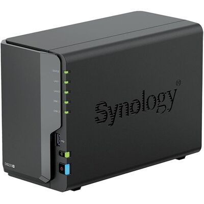 Synology Diskstation Ds225+ 2 Bay Nas Server, 8tb - Ds225+/8tb-Hat3300 Synology Diskstation Ds225+ 2 Bay Nas Server, 8tb - Ds225+/8tb-Hat3300