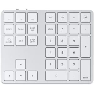 Satechi Bluetooth Extended Numeric Keypad – Slim Rechargeable 34-Key Numberpa Satechi Bluetooth Extended Numeric Keypad – Slim Rechargeable 34-Key Numberpa