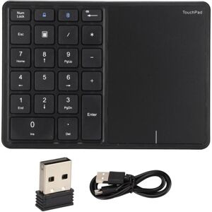 Wireless Numeric Keypad 2.4g 22 Keys Touch Screen Lightweight Portable Type C Ab Wireless Numeric Keypad 2.4g 22 Keys Touch Screen Lightweight Portable Type C Ab