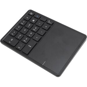(Black) Wireless Numeric Keypad With Touchpad 22 Keys Dual Modes Number (Black) Wireless Numeric Keypad With Touchpad 22 Keys Dual Modes Number