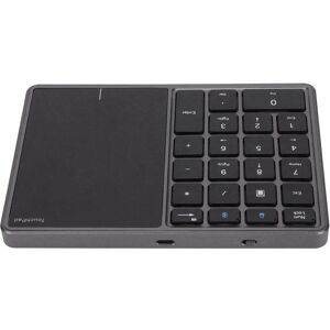 Gray Wireless Numeric Keypad 2.4g 22 Keys Touch Screen Lightweight Portable Gray Wireless Numeric Keypad 2.4g 22 Keys Touch Screen Lightweight Portable