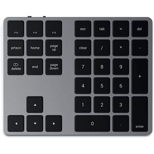 Satechi Bluetooth Extended Numeric Keypad – Slim Rechargeable 34-Key Numberpa Satechi Bluetooth Extended Numeric Keypad – Slim Rechargeable 34-Key Numberpa