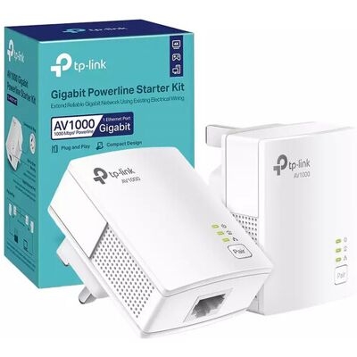 TP-LINK Av1000 Gb Powerline Adapter Kit - Tl-Pa7017 Kit TP-LINK Av1000 Gb Powerline Adapter Kit - Tl-Pa7017 Kit