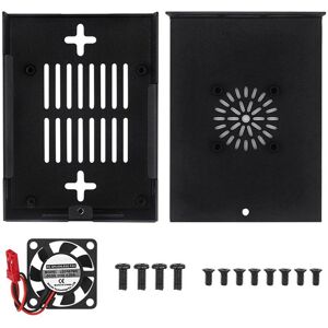 Sodial 3x(For 5 Pro Case Aluminum Alloy Case Metal With Cooling Fan For5709 Sodial 3x(For 5 Pro Case Aluminum Alloy Case Metal With Cooling Fan For5709