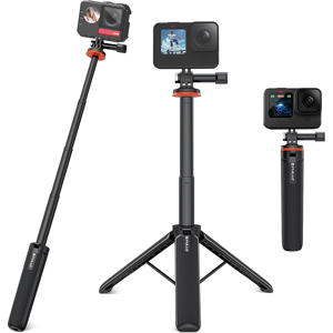 Does Not Apply 52cm Extension Pole Tripod For Insta360 One X2 X3 X4, Mini Tripod Stand For Dji Does Not Apply 52cm Extension Pole Tripod For Insta360 One X2 X3 X4, Mini Tripod Stand For Dji