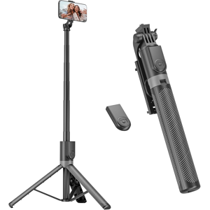 Does Not Apply Phone Tripod & Selfie Stick, 180cm Aluminum All In One Extendable Tripod For Sma Does Not Apply Phone Tripod & Selfie Stick, 180cm Aluminum All In One Extendable Tripod For Sma