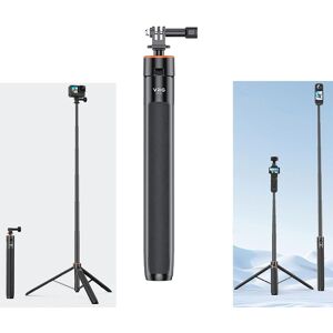 Lichifit Extendable Tripod Selfie Stick For Dji Osmo Pocket 3 / Action 4 Length Lichifit Extendable Tripod Selfie Stick For Dji Osmo Pocket 3 / Action 4 Length