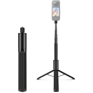 Puluz 2 In 1 Invisible Selfie Stick+tripod For Insta360 X5 /x4/x3, Insta 360 Go Puluz 2 In 1 Invisible Selfie Stick+tripod For Insta360 X5 /x4/x3, Insta 360 Go