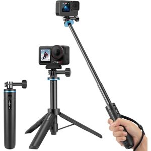 Vkesen Mini Tripod Stand With Built-In 20" Extendable Selfie-Stick For Gopro Her Vkesen Mini Tripod Stand With Built-In 20" Extendable Selfie-Stick For Gopro Her