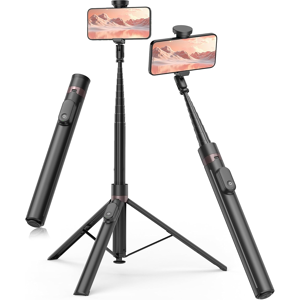 Does Not Apply 66\" Automatic Tripod Selfie Stick, Auto-Open Phone Tripod Stand With Magnetic Re Does Not Apply 66\" Automatic Tripod Selfie Stick, Auto-Open Phone Tripod Stand With Magnetic Re