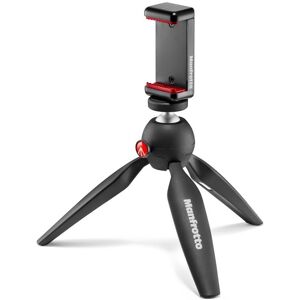 Pixi Mini Tripod With Smartphone Clamp Black (Made In Italy) manfrotto Pixi Mini Tripod With Smartphone Clamp Black (Made In Italy) manfrotto