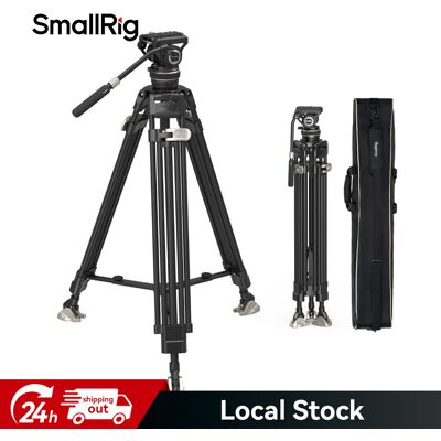 Smallrig 78\" Carbon Fiber Tripod, Heavy-Duty Video Tripod W/ One-Key Locking Smallrig 78\" Carbon Fiber Tripod, Heavy-Duty Video Tripod W/ One-Key Locking