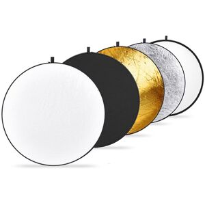 Neewer 43 Inch/110 Centimeter Light Reflector Light Diffuser 5 In 1 Collapsible Neewer 43 Inch/110 Centimeter Light Reflector Light Diffuser 5 In 1 Collapsible