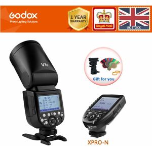 Godox V1n Ttl 1/8000s Hss Round Head Speedlite Flash With Xpro Trigger For Nikon Godox V1n Ttl 1/8000s Hss Round Head Speedlite Flash With Xpro Trigger For Nikon