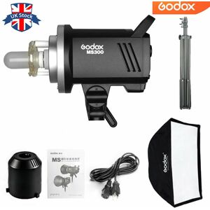 Uk Godox Ms300 Studio Flash Built-In 2.4g Wireless X System With 60*60cm Softbox Uk Godox Ms300 Studio Flash Built-In 2.4g Wireless X System With 60*60cm Softbox