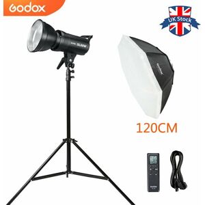 Uk Godox Sl-60w 5600k Led Video Light Lampe+120cm Bowens Softbox+2m Light Stand Uk Godox Sl-60w 5600k Led Video Light Lampe+120cm Bowens Softbox+2m Light Stand