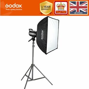 Uk Godox Sl60w 5600k Led Video Light Lampe+60*60cm Softbox+2m Light Stand Kit Uk Godox Sl60w 5600k Led Video Light Lampe+60*60cm Softbox+2m Light Stand Kit