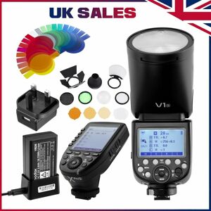 Godox V1s Camera Flash Speedlite 2.4g Ttl Xpro-S Trigger Ak-R1 Barndoor For Sony Godox V1s Camera Flash Speedlite 2.4g Ttl Xpro-S Trigger Ak-R1 Barndoor For Sony