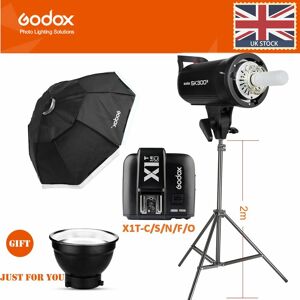 Godox Sk300ii Studio Flash+95cm Softbox With Bowens Mount+light Stand + X1t- Kit Godox Sk300ii Studio Flash+95cm Softbox With Bowens Mount+light Stand + X1t- Kit