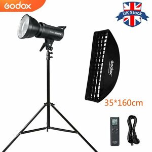 Godox Sl-60w 5600k 60w Led Video Light Studio Light+35*160cm Grid Softbox+stand Godox Sl-60w 5600k 60w Led Video Light Studio Light+35*160cm Grid Softbox+stand