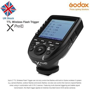 Godox Xpro-C 2.4G TTL Wireless Flash Trigger - Canon Eos Godox Xpro-C 2.4G TTL Wireless Flash Trigger - Canon Eos