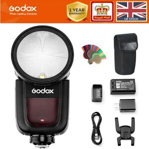 Uk Godox New V1f Ttl 1/8000s Hss 2600mah Speedlite Flash Round Head For Fuji Uk Godox New V1f Ttl 1/8000s Hss 2600mah Speedlite Flash Round Head For Fuji