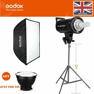 Uk Godox Sk300ii Studio Flash +2m Light Stand+60*60cm Softbox With Bowens Mount Uk Godox Sk300ii Studio Flash +2m Light Stand+60*60cm Softbox With Bowens Mount