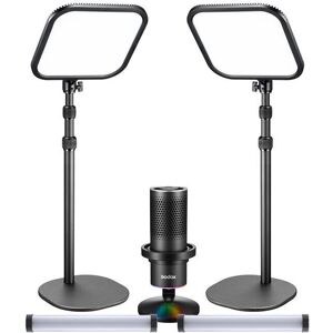Godox Es30 Twin Led Live-Streaming Set-Up - 35w, 2800-6500k, Cri 96, Tlci 97+ Godox Es30 Twin Led Live-Streaming Set-Up - 35w, 2800-6500k, Cri 96, Tlci 97+
