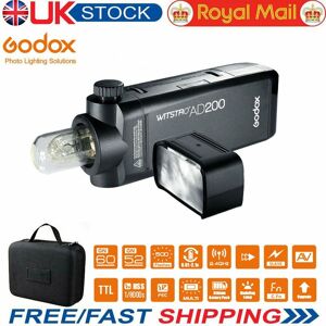 Godox Ad200 200ws 2.4g Ttl Pocket Flash Strobe 1/8000 Hss Double Head Flash Uk Godox Ad200 200ws 2.4g Ttl Pocket Flash Strobe 1/8000 Hss Double Head Flash Uk