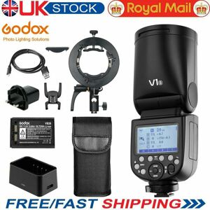Godox V1-S Round Head Speedlite Flash + S2 S-Type Flash Bowens Bracket For Sony Godox V1-S Round Head Speedlite Flash + S2 S-Type Flash Bowens Bracket For Sony