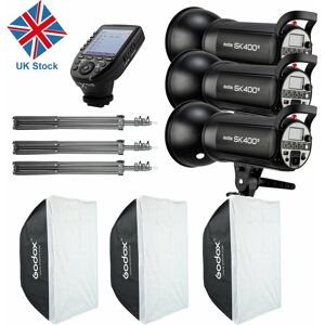 Uk 1200w 3x Godox Sk400ii 400w 2.4g X Studio Flash Strobe Light Head F Wedding Uk 1200w 3x Godox Sk400ii 400w 2.4g X Studio Flash Strobe Light Head F Wedding