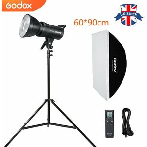 Godox Sl-60w 5600k Led Continious Light Lampe+60*90cm Bowens Softbox+2m Stand Godox Sl-60w 5600k Led Continious Light Lampe+60*90cm Bowens Softbox+2m Stand