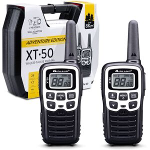 Pair Walkie Talkie Midland Xt50 Adventure With Earphones And Charger Pair Walkie Talkie Midland Xt50 Adventure With Earphones And Charger