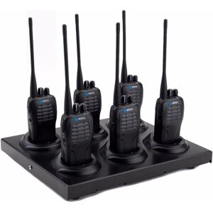 Mitex Security Six Pack Uhf Licensed Handheld Two Way Radio With 6 Bay Charger Mitex Security Six Pack Uhf Licensed Handheld Two Way Radio With 6 Bay Charger