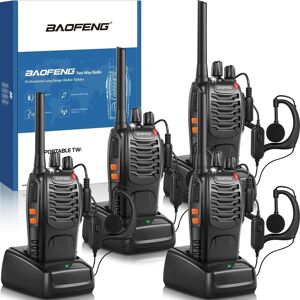 Does Not Apply Long Range Walkie Talkies For Adults - 4 Pack Of Professional Rechargeable 2-Way Does Not Apply Long Range Walkie Talkies For Adults - 4 Pack Of Professional Rechargeable 2-Way
