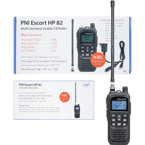 Portable Cb Radio Station Pni Escort Hp 82, Multi Standard, 4w, 12v, Am-Fm, Nrc, Portable Cb Radio Station Pni Escort Hp 82, Multi Standard, 4w, 12v, Am-Fm, Nrc,