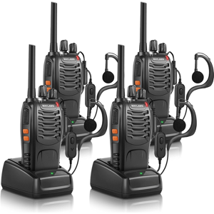 Branded Walkie Talkies Pack Of 4, Long Range Walkie Talkies For Adults With Rechargeable Branded Walkie Talkies Pack Of 4, Long Range Walkie Talkies For Adults With Rechargeable