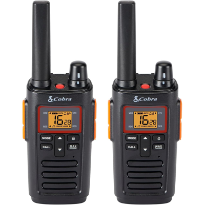 Cobra Rx380 Walkie Talkies (2-Pack) - Pmr446 Recreational And Business Rechargea Cobra Rx380 Walkie Talkies (2-Pack) - Pmr446 Recreational And Business Rechargea