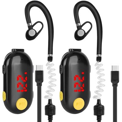 2pack Super Walkie Talkies With Earpieces Portable Fm Transceiver Two Way9395 2pack Super Walkie Talkies With Earpieces Portable Fm Transceiver Two Way9395
