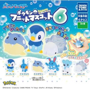 Takara Tomy A.R.T.S Pokemon Funitto Mascot 6 Complete Set Capsule Toy Japan Official Takara Tomy A.R.T.S Pokemon Funitto Mascot 6 Complete Set Capsule Toy Japan Official