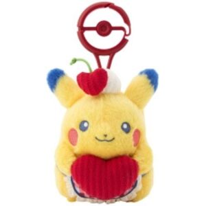 Pokémon Center Pokemon Center Original Pikachu Diner Plush Keychain Heart Japan Official Pokémon Center Pokemon Center Original Pikachu Diner Plush Keychain Heart Japan Official