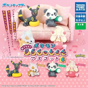 Takara Tomy A.R.T.S Pokemon At Home! Relaxation Mascot Part 6 Figure Complete Set Capsule Toy Japan Takara Tomy A.R.T.S Pokemon At Home! Relaxation Mascot Part 6 Figure Complete Set Capsule Toy Japan