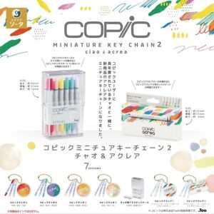 So-Ta Copic Miniature Keychain 2 Ciao & Acrea Complete Set Capsule Toy Japan So-Ta Copic Miniature Keychain 2 Ciao & Acrea Complete Set Capsule Toy Japan