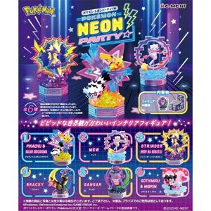 Re-Ment Pokemon Neon Party Full Set Of 6 Figure Japan Official Re-Ment Pokemon Neon Party Full Set Of 6 Figure Japan Official