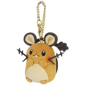 Sanei Pokemon All Star Collection Dedenne Plush Keychain Japan Official Sanei Pokemon All Star Collection Dedenne Plush Keychain Japan Official