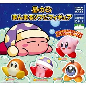Takara Tomy A.R.T.S Kirby Round Soft Vinyl Figure Complete Set Capsule Toy Japan Official Takara Tomy A.R.T.S Kirby Round Soft Vinyl Figure Complete Set Capsule Toy Japan Official