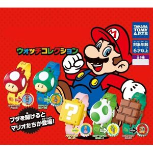 Takara Tomy Arts Super Mario Watch Collection All 5 Types Set Figure Capsule Toy Japan Official Takara Tomy Arts Super Mario Watch Collection All 5 Types Set Figure Capsule Toy Japan Official