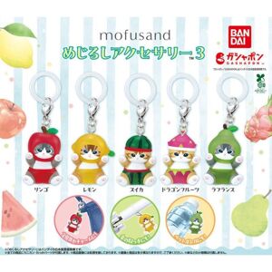 Bandai Mofusand Mejirushi Accessory 3 Complete Set Capsule Toy Japan Official Bandai Mofusand Mejirushi Accessory 3 Complete Set Capsule Toy Japan Official